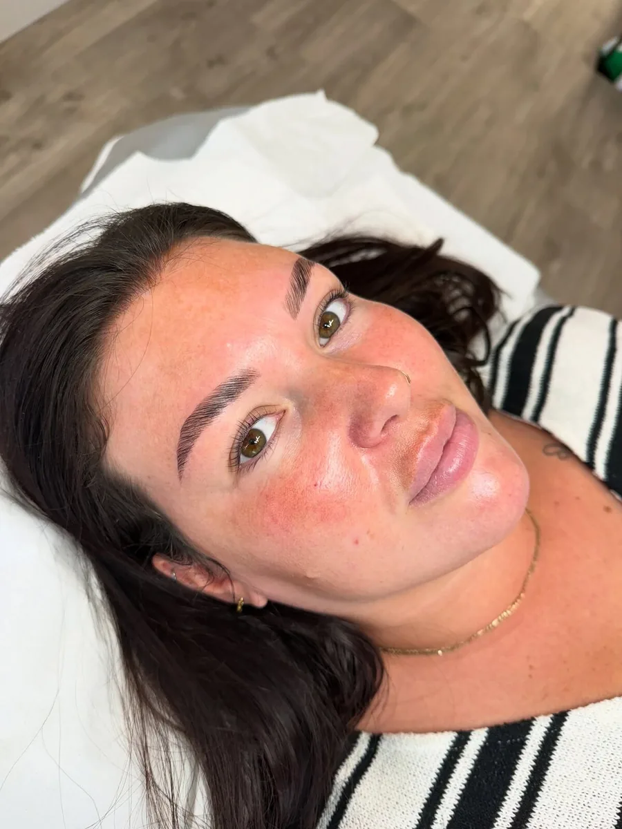 natural brow result with clean shape and definition